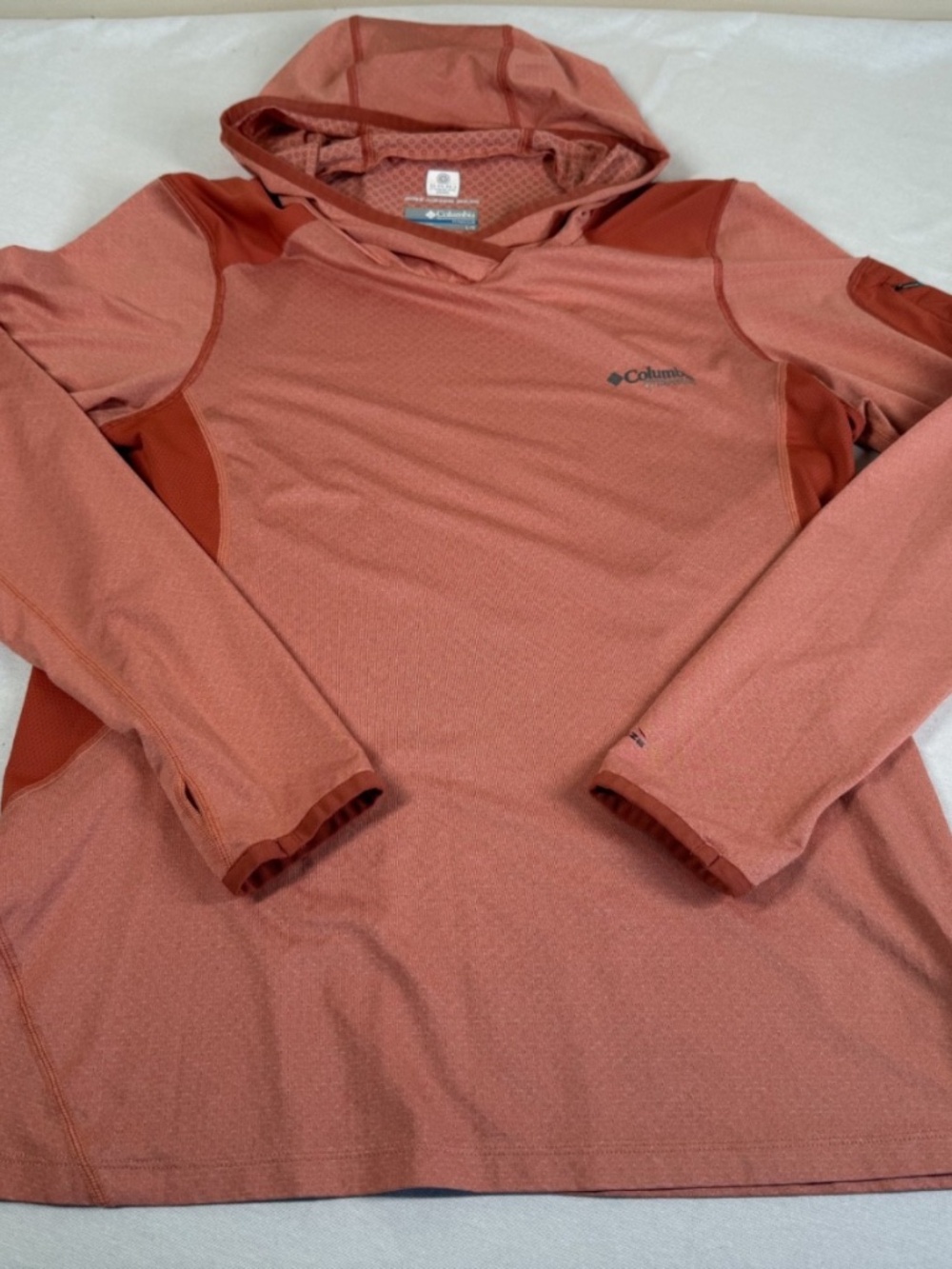 Columbia Women's Titanium Pull Over Jacket Size Large - Salmon Pink